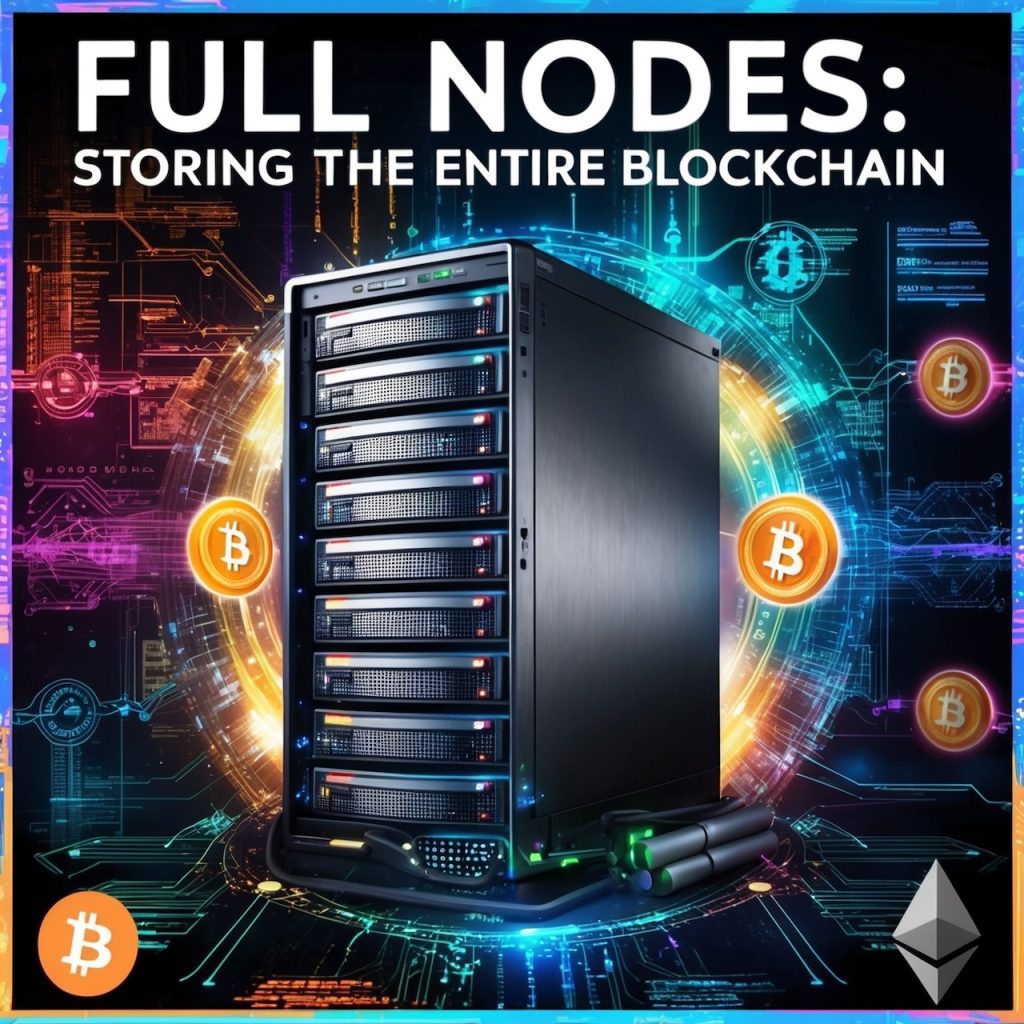 Full Nodes: Storing the Entire Blockchain​​