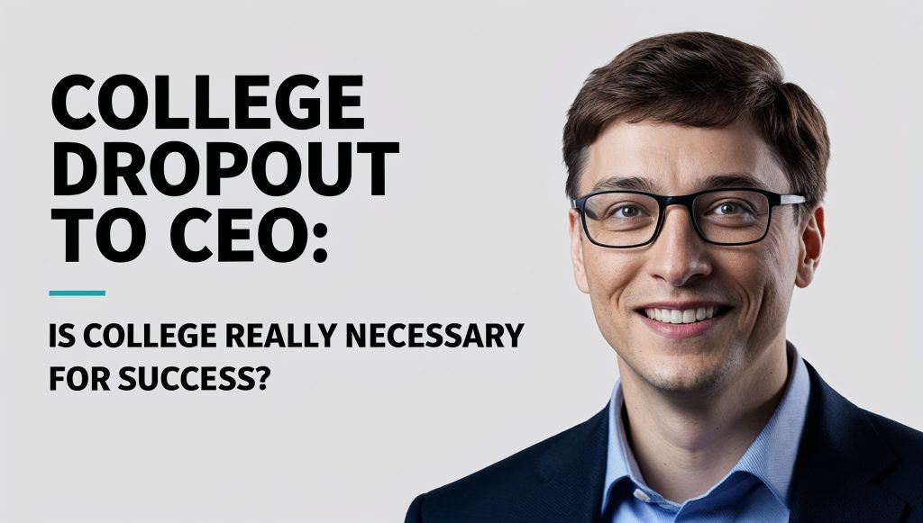 College Dropout to CEO: Is College Really Necessary for Success?