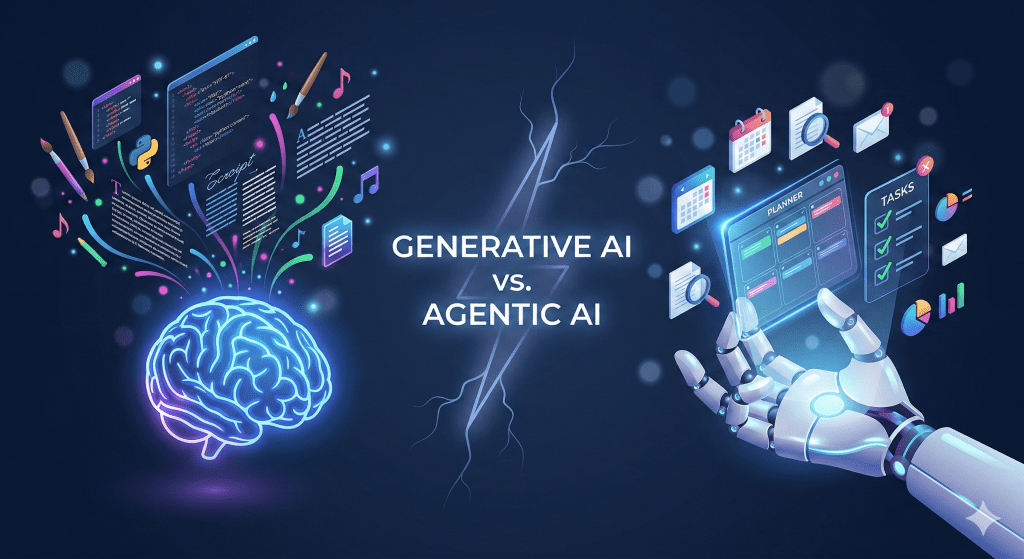 Agentic AI vs Generative AI